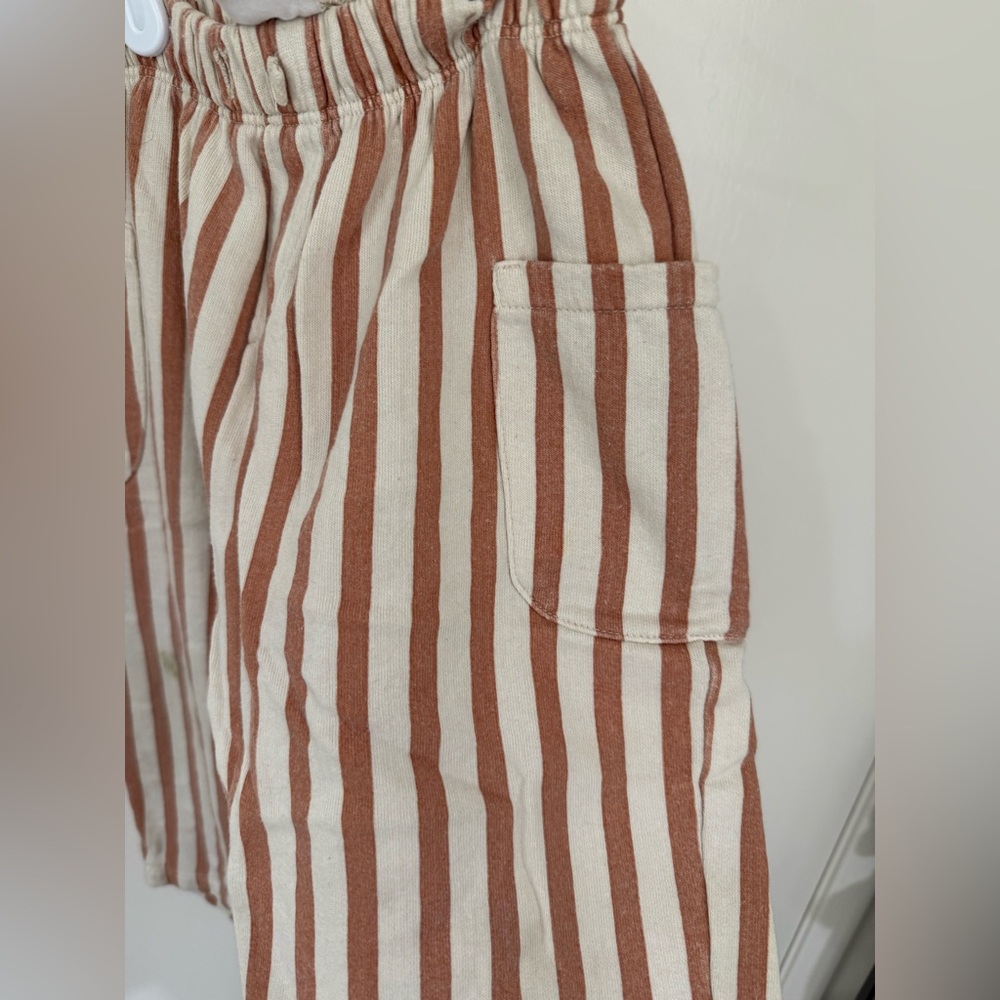 Zara HTF Striped Brown/Cream Pants (#1) 3-4 Years *VERY PLAY* - Picture 7 of 14